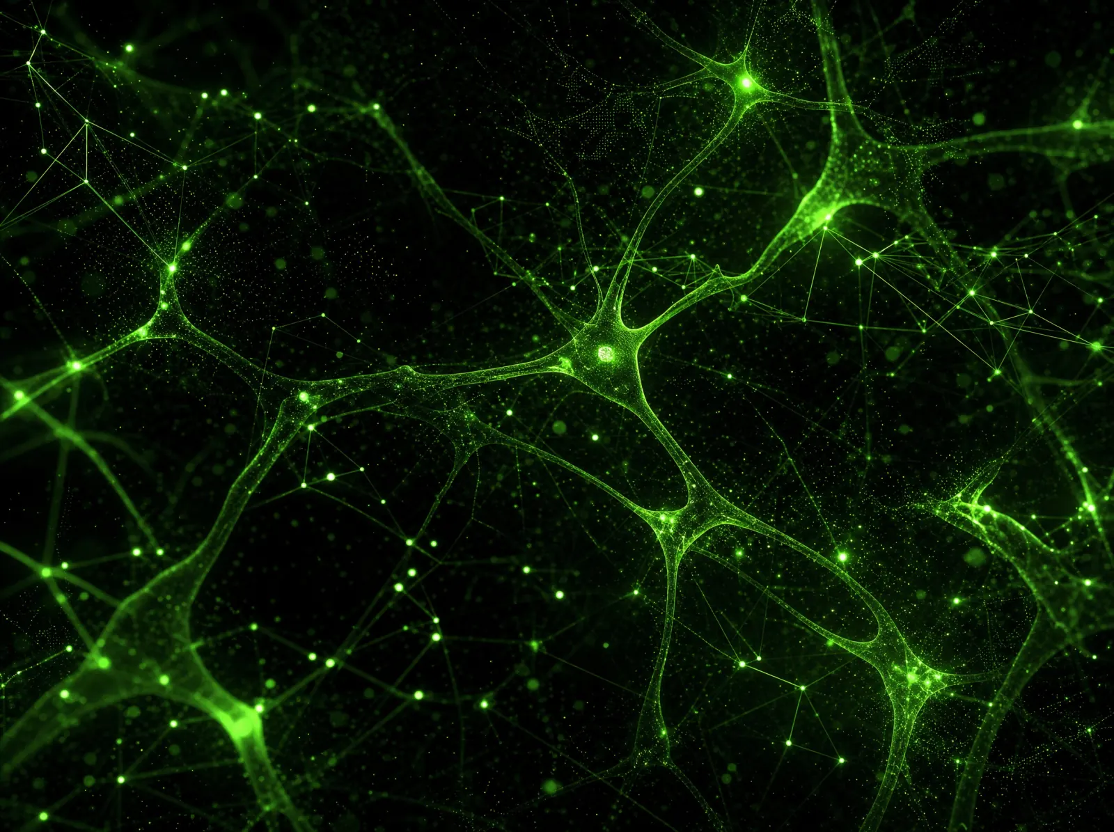 Illustrative neural fabric representing connected operating notes