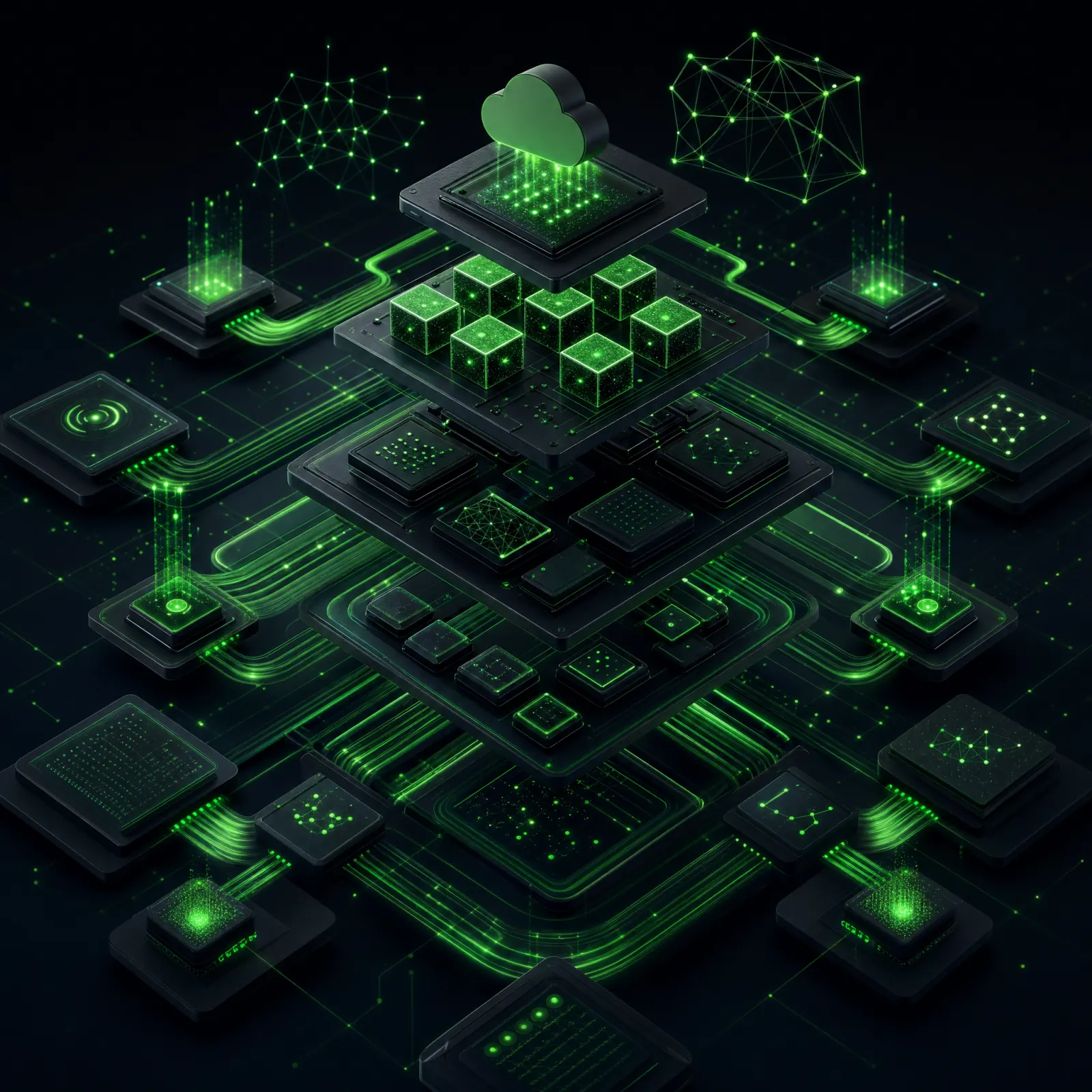 Illustrative operational platform orchestration; not a client product