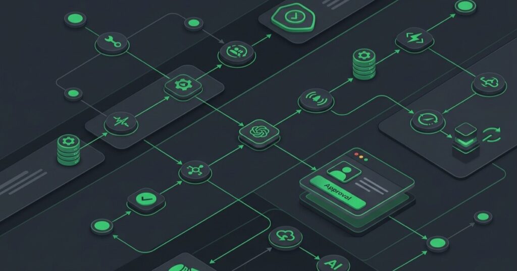 Abstract agentic AI workflow system for business operations